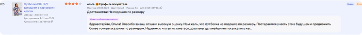 Управление отзывами